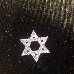 Silver Star of David Pendant